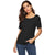 Casual Solid Short Sleeve Tops Women O-neck Loose Black Tees Summer Ladies Fashion Simple Wild Breathable T-shirts High Quality