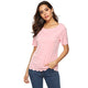 Casual Solid Short Sleeve Tops Women O-neck Loose Black Tees Summer Ladies Fashion Simple Wild Breathable T-shirts High Quality