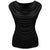 Casual Solid Sleeveless Summer T-shirts Women Sexy O-neck Slim Black Tees Streetwear Women's Vogue Harajuku Simple Wild Tops New