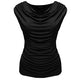 Casual Solid Sleeveless Summer T-shirts Women Sexy O-neck Slim Black Tees Streetwear Women's Vogue Harajuku Simple Wild Tops New