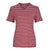 Casual V-neck Striped Summer T-shirts Women Short Sleeve Pockets Plus Size Tees Streetwear Ladies Vogue Simple Wild Tops New