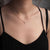 Charm necklace metal triangle Pendant Necklaces ladies gift