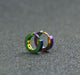 Chic 1Pair Cool Punk Men's women Stainless Steel Hoop Piercing Round crystal Earring Ear Stud men woman jewelry e0213
