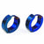 Chic 1Pair Cool Punk Men's women Stainless Steel Hoop Piercing Round crystal Earring Ear Stud men woman jewelry e0213