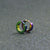 Chic 1Pair Cool Punk Men's women Stainless Steel Hoop Piercing Round crystal Earring Ear Stud men woman jewelry e0213