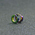 Chic 1Pair Cool Punk Men's women Stainless Steel Hoop Piercing Round crystal Earring Ear Stud men woman jewelry e0213