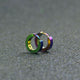 Chic 1Pair Cool Punk Men's women Stainless Steel Hoop Piercing Round crystal Earring Ear Stud men woman jewelry e0213
