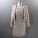Chic Female Set Dress And Full Jacket Tassel Tweed 2 Piece Set Women Office Two Piece Outfits Fashion Fringed Trim Jacket Coat