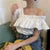 Chic Irregular Ruffles Women Blouse Shirt Solid Cold-shoulder Summer White Shirts Female Peplum Tops blusas mujer de moda 2019