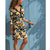Colorful Striped Lacing Shirt Dress Women Turn-down Collar Button Loose Short Dresses Ladies Fashion Casual Dress Summer Beach