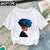 Cool Melanin Black Girl Print Female T-shirt Harajuku T-shirts for Women Summer Hip Hop Cotton T Shirt Tee Shirt Femme Vogue Top