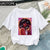 Cool Melanin Black Girl Print Female T-shirt Harajuku T-shirts for Women Summer Hip Hop Cotton T Shirt Tee Shirt Femme Vogue Top