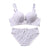 Cotton Refreshing Wire Free Bra Brief Sets Women Push Up Underwear Set Sexy Bra Set