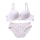 Cotton Refreshing Wire Free Bra Brief Sets Women Push Up Underwear Set Sexy Bra Set