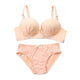 Cotton Refreshing Wire Free Bra Brief Sets Women Push Up Underwear Set Sexy Bra Set