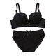 Cotton Refreshing Wire Free Bra Brief Sets Women Push Up Underwear Set Sexy Bra Set