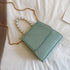 Crocodile Pattern Pu Leather Crossbody Bags For Women 2019 New Totes With Pearl Handle Mini Chain Shoulder Messenger Bag Purses