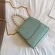 Crocodile Pattern Pu Leather Crossbody Bags For Women 2019 New Totes With Pearl Handle Mini Chain Shoulder Messenger Bag Purses