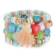 Crystal Bead Bracelets for Women Vintage Bracelet Female Jewelry Tassel Natural Stone Charms Wristband Gift pulseira feminina