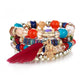 Crystal Bead Bracelets for Women Vintage Bracelet Female Jewelry Tassel Natural Stone Charms Wristband Gift pulseira feminina