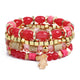 Crystal Bead Bracelets for Women Vintage Bracelet Female Jewelry Tassel Natural Stone Charms Wristband Gift pulseira feminina