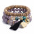 Crystal Bead Bracelets for Women Vintage Bracelet Female Jewelry Tassel Natural Stone Charms Wristband Gift pulseira feminina
