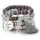 Crystal Bead Bracelets for Women Vintage Bracelet Female Jewelry Tassel Natural Stone Charms Wristband Gift pulseira feminina