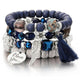 Crystal Bead Bracelets for Women Vintage Bracelet Female Jewelry Tassel Natural Stone Charms Wristband Gift pulseira feminina