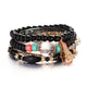 Crystal Bead Bracelets for Women Vintage Bracelet Female Jewelry Tassel Natural Stone Charms Wristband Gift pulseira feminina