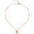 Crystal Heart Necklace Pendant Female Short Gold Chain Necklace Pendant Necklace Crystal Heart Necklace Chocker neck