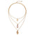 Crystal Heart Necklace Pendant Female Short Gold Chain Necklace Pendant Necklace Crystal Heart Necklace Chocker neck