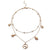 Crystal Heart Necklace Pendant Female Short Gold Chain Necklace Pendant Necklace Crystal Heart Necklace Chocker neck