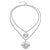 Crystal Heart Necklace Pendant Female Short Gold Chain Necklace Pendant Necklace Crystal Heart Necklace Chocker neck