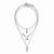 Crystal Heart Necklace Pendant Female Short Gold Chain Necklace Pendant Necklace Crystal Heart Necklace Chocker neck