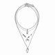 Crystal Heart Necklace Pendant Female Short Gold Chain Necklace Pendant Necklace Crystal Heart Necklace Chocker neck