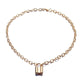 Crystal Heart Necklace Pendant Female Short Gold Chain Necklace Pendant Necklace Crystal Heart Necklace Chocker neck