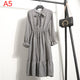 Cute Pink Dress 2019 Summer Women Dress Long sleeves Flowers Print Boho Style Beach Dress Sundress Casual Shift Dresses Vestido