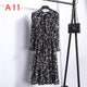 Cute Pink Dress 2019 Summer Women Dress Long sleeves Flowers Print Boho Style Beach Dress Sundress Casual Shift Dresses Vestido