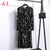 Cute Pink Dress 2019 Summer Women Dress Long sleeves Flowers Print Boho Style Beach Dress Sundress Casual Shift Dresses Vestido