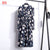 Cute Pink Dress 2019 Summer Women Dress Long sleeves Flowers Print Boho Style Beach Dress Sundress Casual Shift Dresses Vestido
