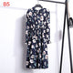 Cute Pink Dress 2019 Summer Women Dress Long sleeves Flowers Print Boho Style Beach Dress Sundress Casual Shift Dresses Vestido