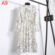 Cute Pink Dress 2019 Summer Women Dress Long sleeves Flowers Print Boho Style Beach Dress Sundress Casual Shift Dresses Vestido