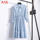 Cute Pink Dress 2019 Summer Women Dress Long sleeves Flowers Print Boho Style Beach Dress Sundress Casual Shift Dresses Vestido