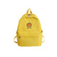 DCIMOR New Fruit embroidery Women Backpack Little fresh Waterproof nylon solid color shoulder bag Girls'schoolbags for teenagers