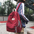 DCIMOR Solid color Women backpack Retro Fashion Waterproof Nylon Backpack School Bags For Teenagers Mochilas Travel Backpacks