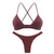 De Monarchia Sexy Women Bra Ribbed Plunge Underwear Wireless Crisscross Back V Neck Bras Comfort Lady's Cotton Bralette