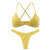 De Monarchia Sexy Women Bra Ribbed Plunge Underwear Wireless Crisscross Back V Neck Bras Comfort Lady's Cotton Bralette