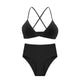De Monarchia Sexy Women Bra Ribbed Plunge Underwear Wireless Crisscross Back V Neck Bras Comfort Lady's Cotton Bralette