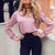 Deep V-neck Solid Long Sleeve Shirts Women Casual Loose Simple Wild Summer Blouses Business Office Lady Fashion Elegant Shirts