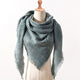 AlphaGal  brand women scarf fashion plaid winter scarves for ladies cashmere shawls wraps warm neck Triangle Bandage pashmina